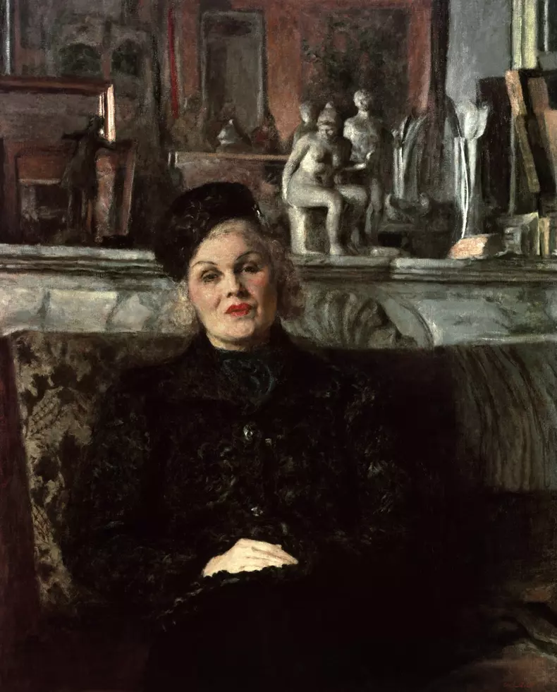 Elvire Popesco / Gemälde von É. Vuillard