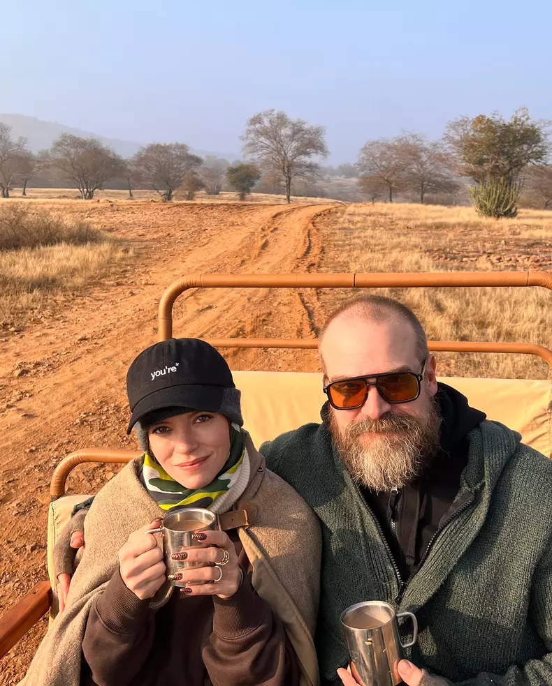 Lily Allen și David Harbour (1)