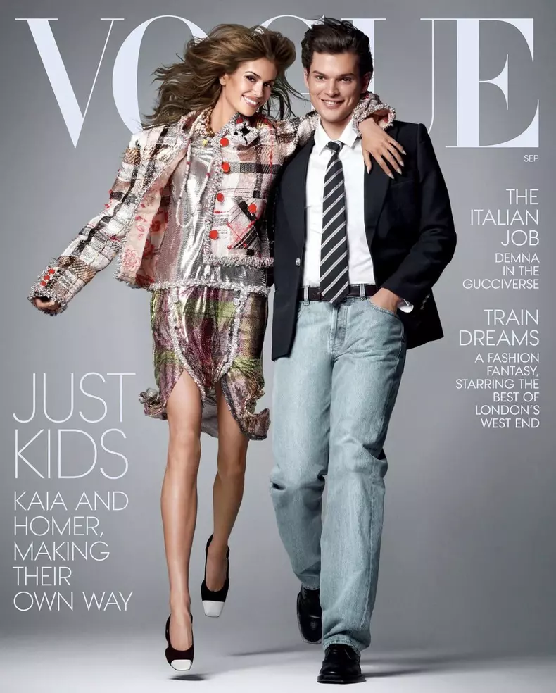 Homer Gere si Kaia Gerber