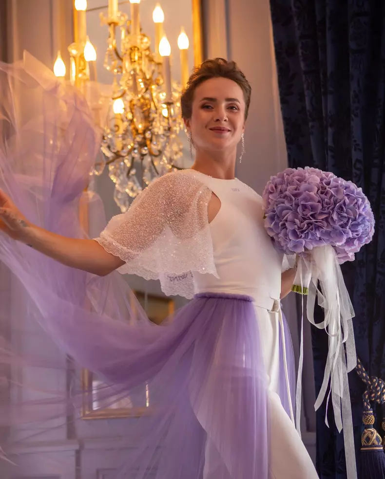 Elina Svitolina in costumul de mireasa