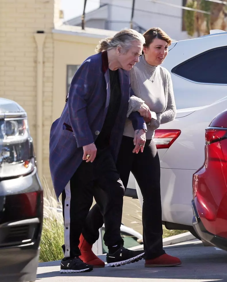 *EXCLUSIVE* Ozzy Osbourne appears very frail and tired as he is seen leaving LA fitness center after shooting mega-bucks Super Bowl commercial
