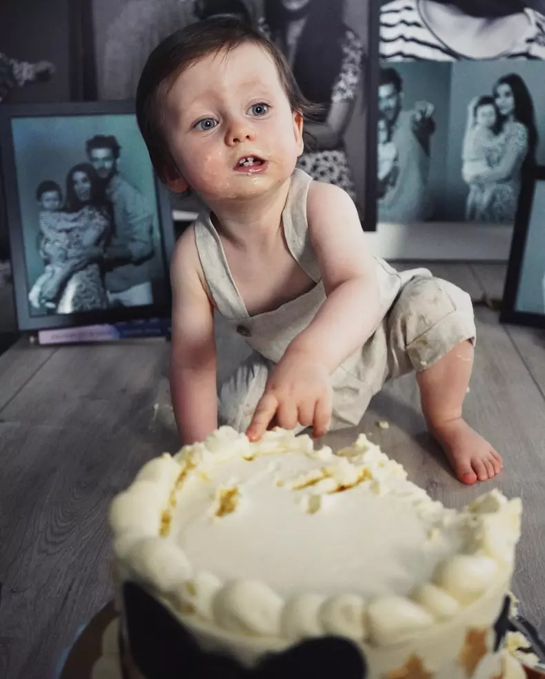 Fiul lui Lili Sandu a împlinit un an! Imaginile cu Thomas Jay care i-au emoționat pe fani Minune mică! (9)