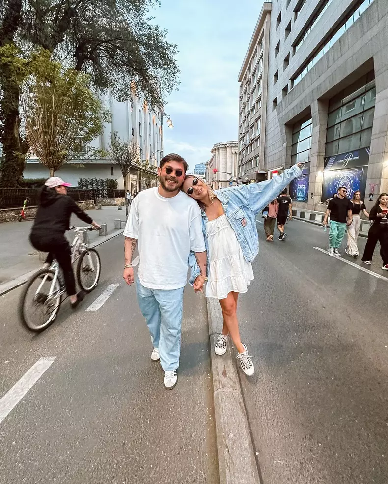 Ana Baniciu și soțul ei, Edy Kovacs