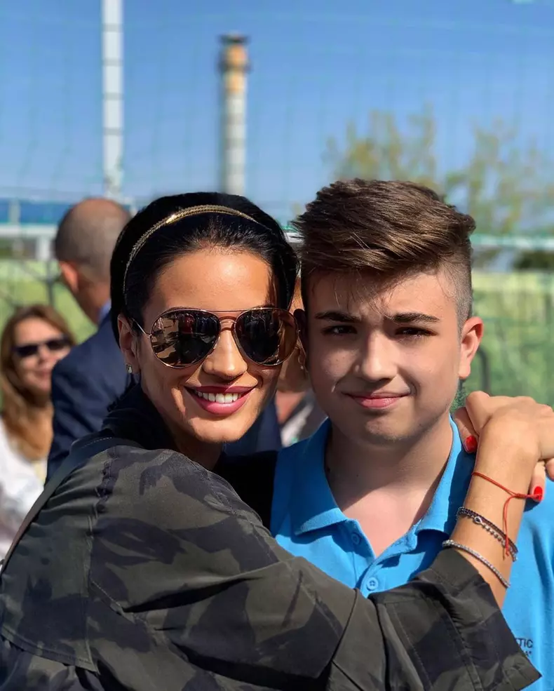 Geanina Ilieș și fiul ei Patrick