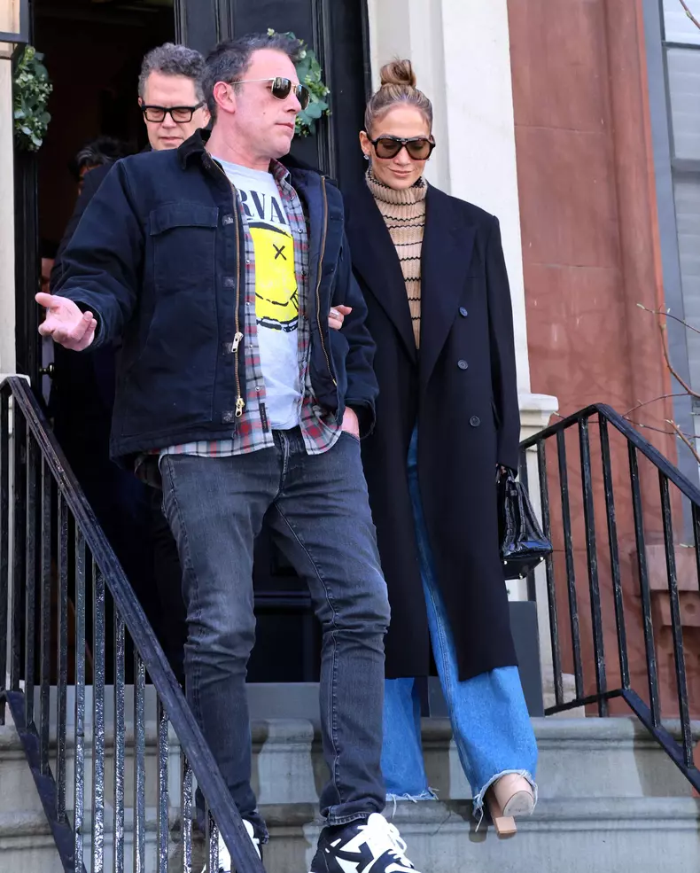 Jennifer Lopez and Ben Affleck out  - NYC