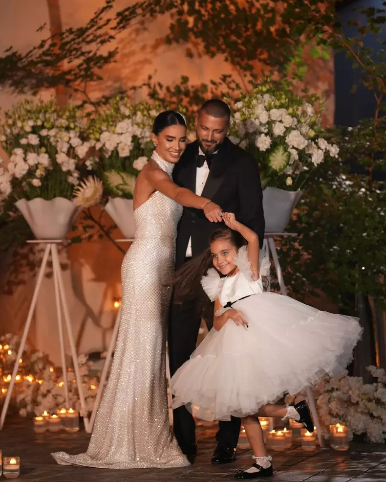 Adelina Pestrițu, Virgil Șteblea și fiica lor