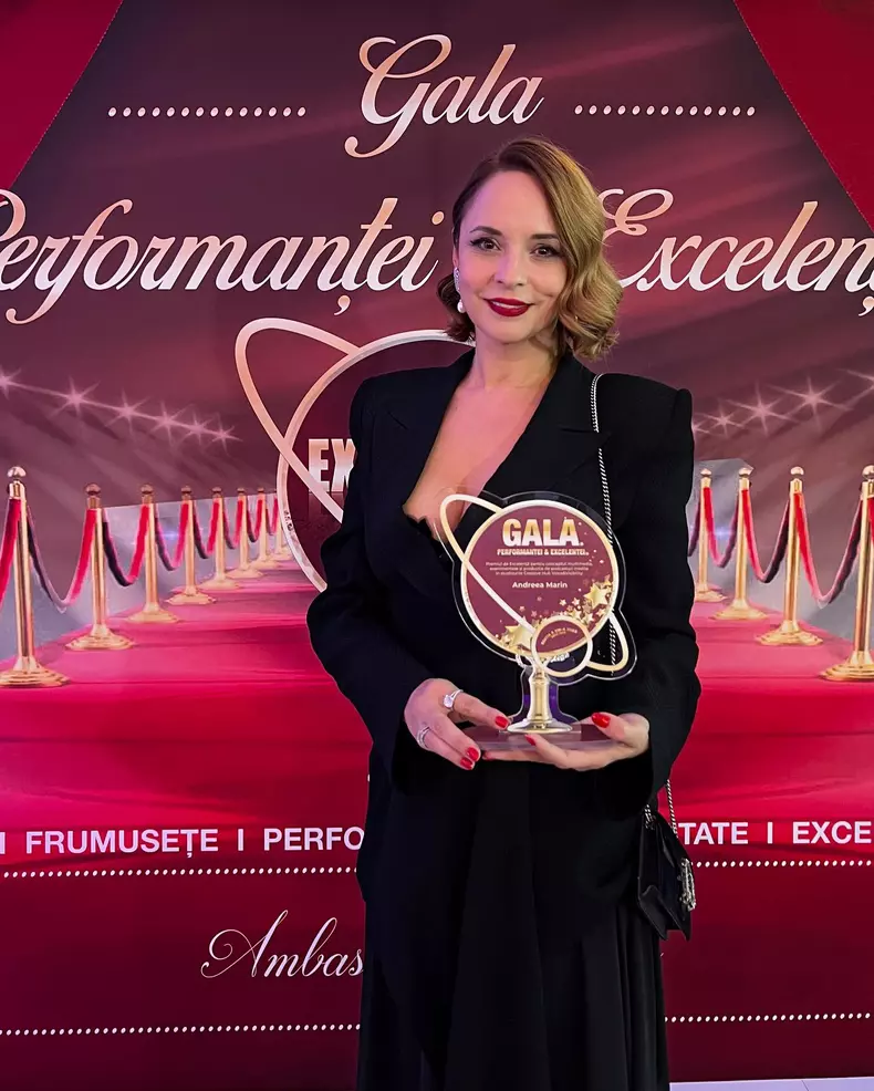 Andreea Marin, la Gala Performanței și Excelenței 2023