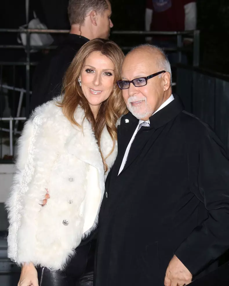 Celine Dion arrive a l'emission "Vivement dimanche" a Paris