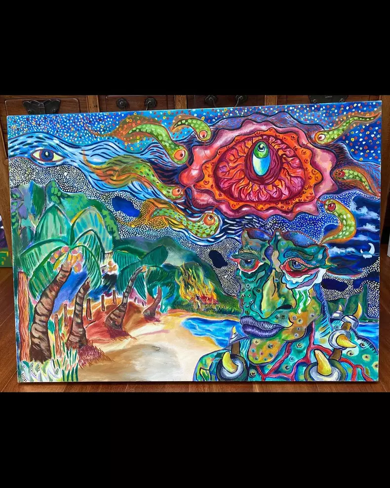 Actorul Pierce Brosnan își expune picturile la New York. Cu ce sumă colosală a vândut un tablou (10)