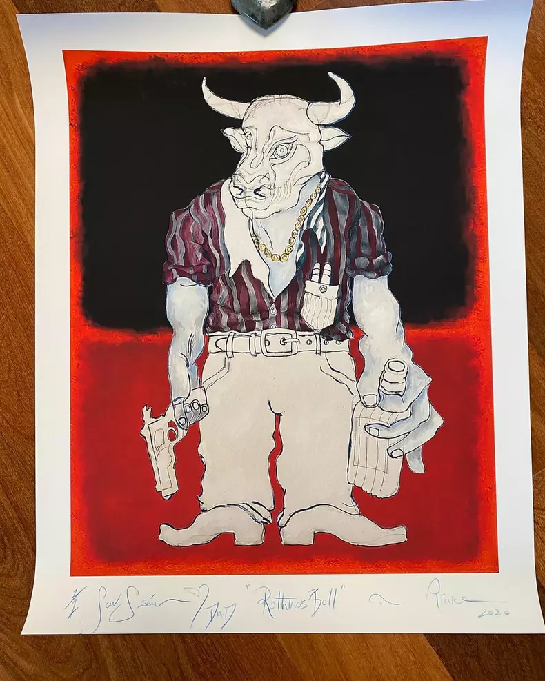 Actorul Pierce Brosnan își expune picturile la New York. Cu ce sumă colosală a vândut un tablou (8)