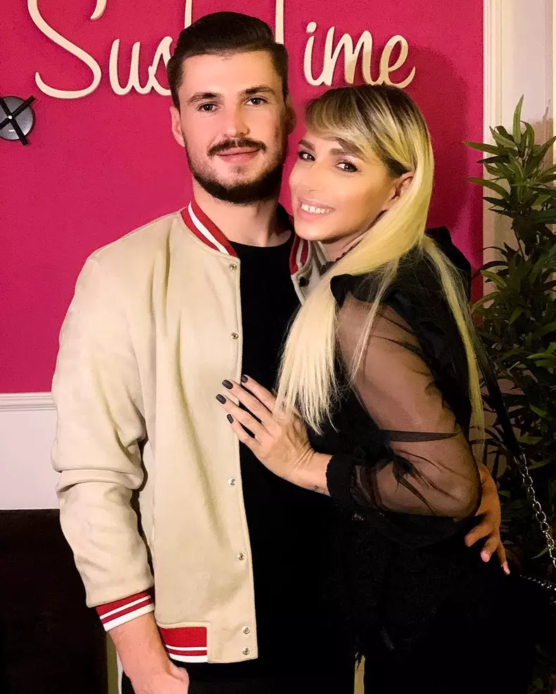 Sorana Darclee și iubitul ei Cosmin