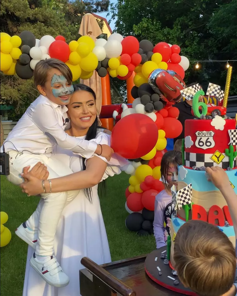 Andreea Mantea și fiul ei David