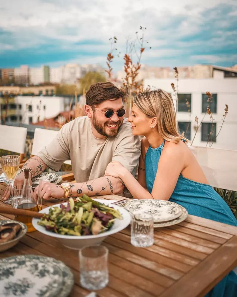 Ana Baniciu și soțul ei, Edy Kovacs
