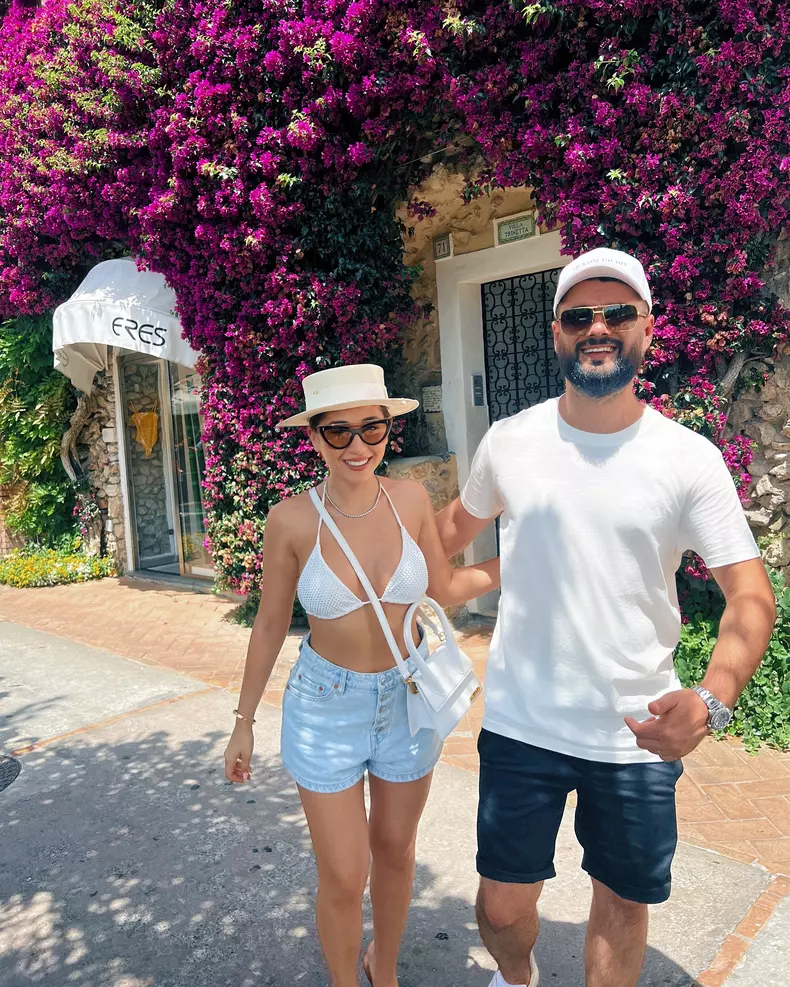 Nicole Cherry și soțul ei, Florin Popa