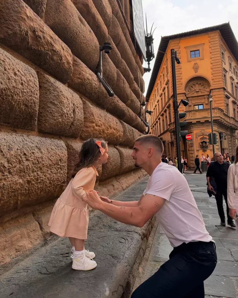 Răzvan Marin şi fiica lui