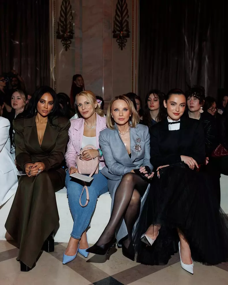 Camelia Șucu și Alexia Eram la Bucharest Fashion Week, martie 2025
