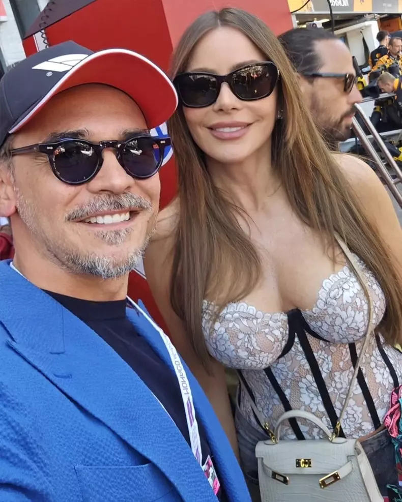 Răzvan Simion și Sofia Vergara la Formula 1 Monaco 2025