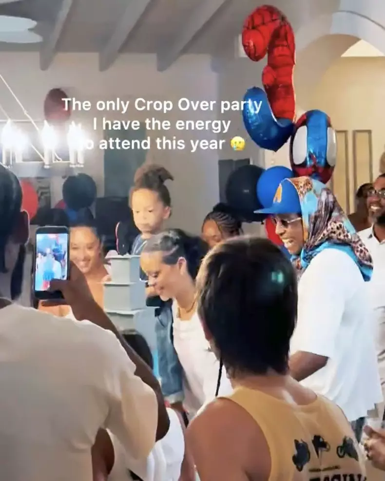 Rihanna and A$AP Rocky hosted a Spider-Man-themed birthday party for their son Riot