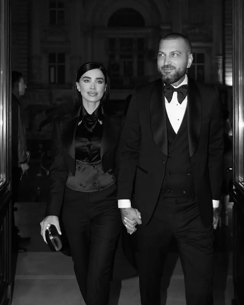 Adelina Pestritu impreuna cu sotul ei