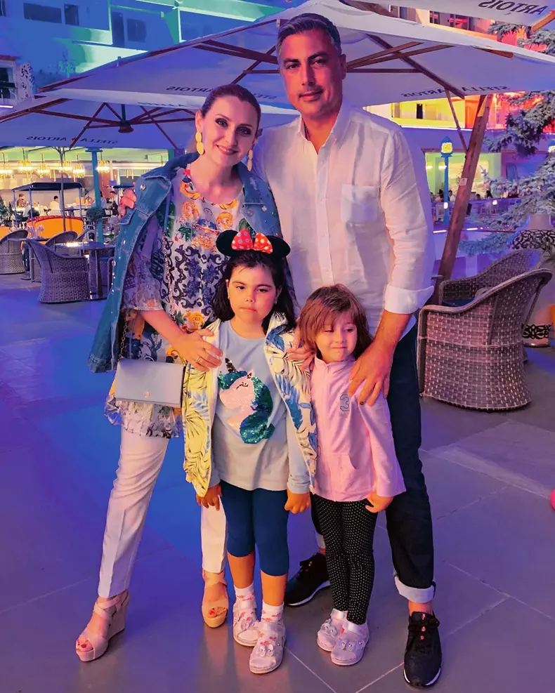 Alina Sorescu, Alexandru Ciucu și fiicele lor