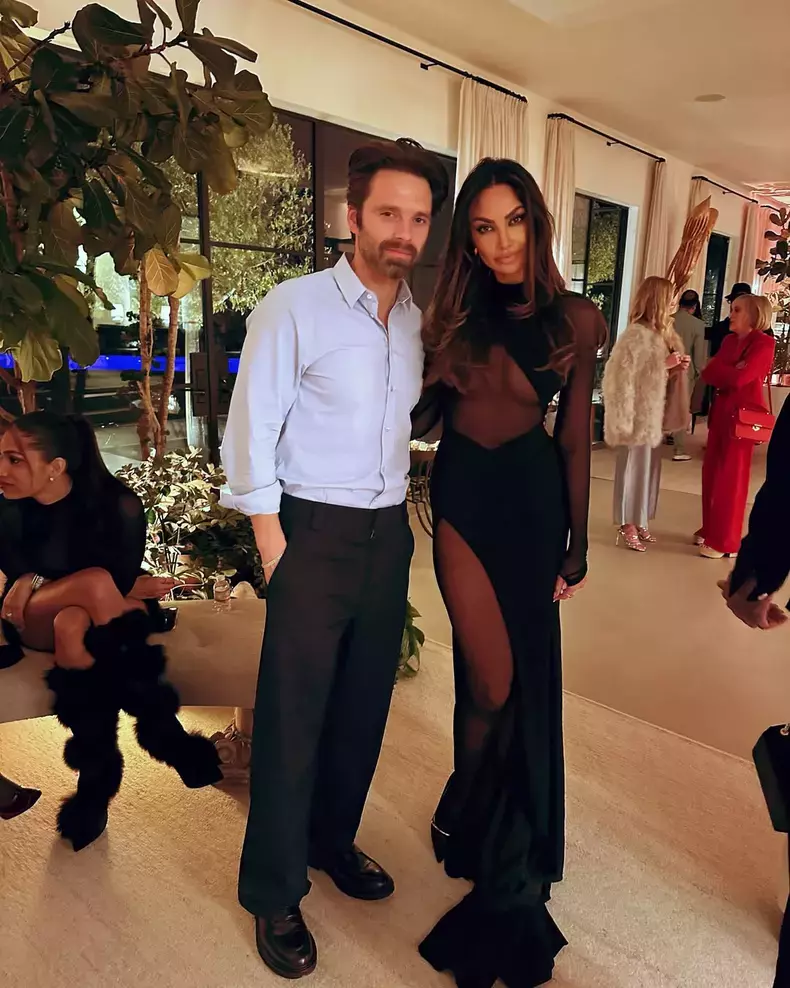 Sebastian Stan și Mădălina Ghenea la un eveniment