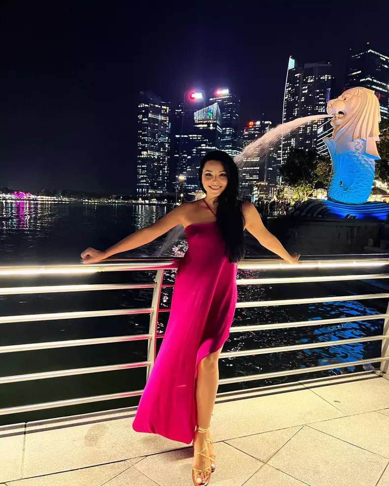 Corina Caragea, imagini spectaculoase din vacanța de vis în Singapore