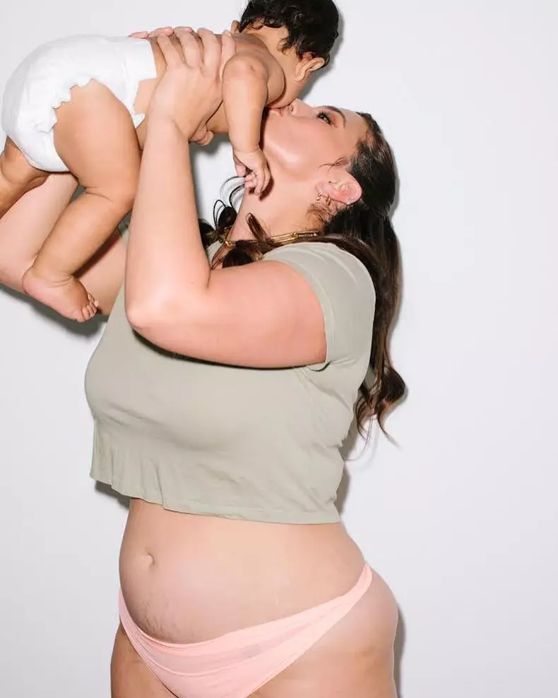 Ashley Graham și fiul ei