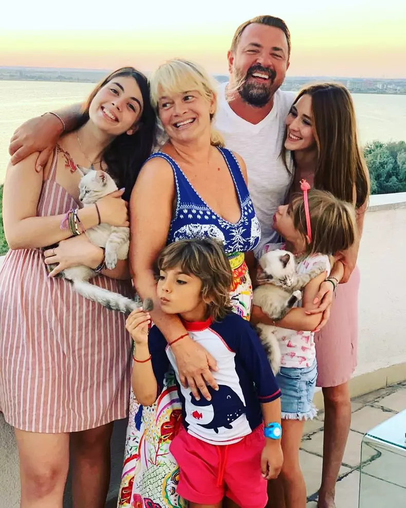 Horia Brenciu și familia lui