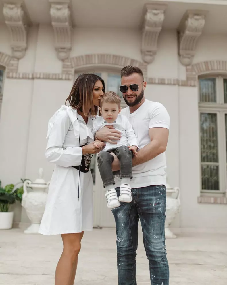 Ilinca Vandici, soțul ei și fiul lor
