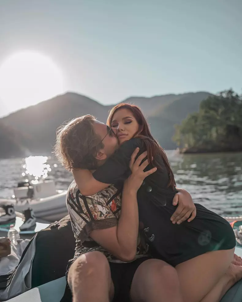 Carmen Grebenișan și logodnicul ei Alex Militaru