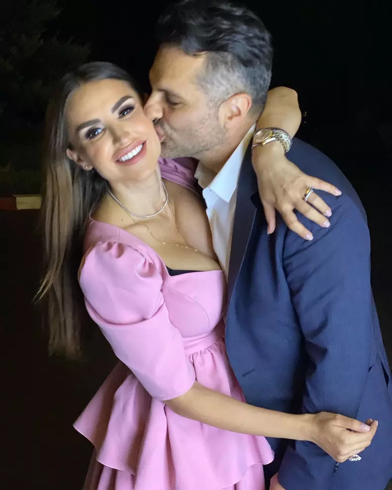 Roxana Blagu și soțul ei, Andrei Badiu