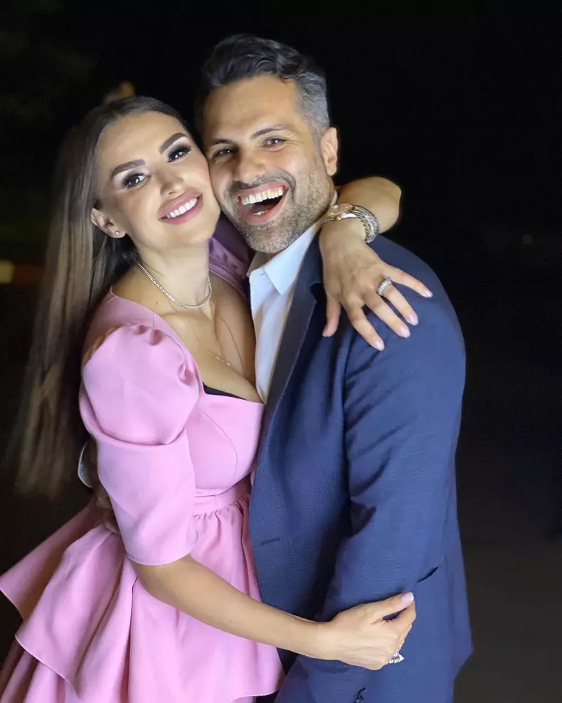 Roxana Blagu și soțul ei, Andrei Badiu