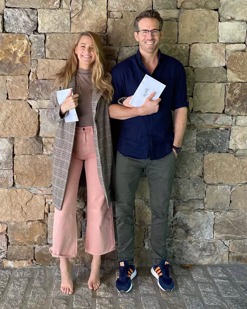 Ryan Reynolds și soția lui Blake Lively