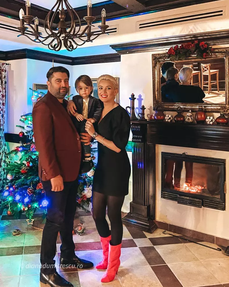 Diana Dumitrescu, Alin Boroi și fiul lor Carol