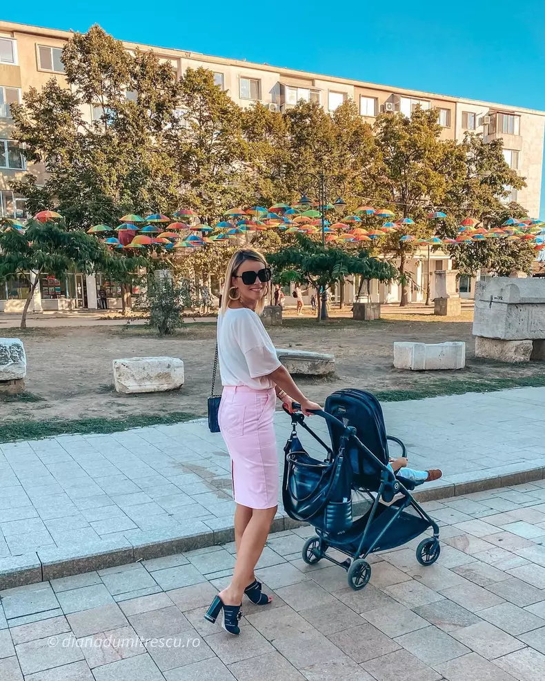 Diana Dumitrescu și fiul ei Carol