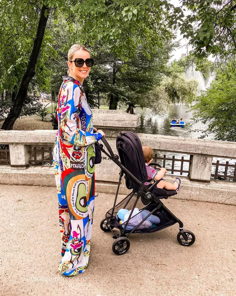 Diana Dumitrescu și fiul ei Carol