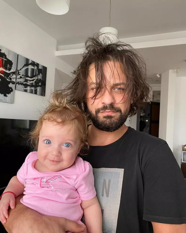 Augustin Viziru și fiica lui Maria