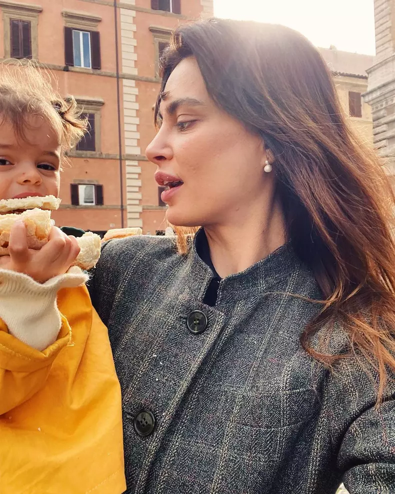 Catrinel Marlon și fiica ei Caroline Leon