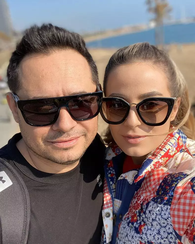 Mihai Rait Dragomir și soția lui Ana Maria