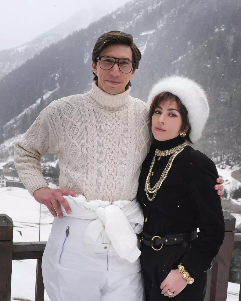 Adam Driver și Lady Gaga în rolurile Maurizio Gucci și Patrizia Reggiani