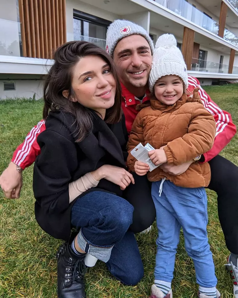 Alice Cavaleru, Vladimir Drăghia și fiica lor Zora