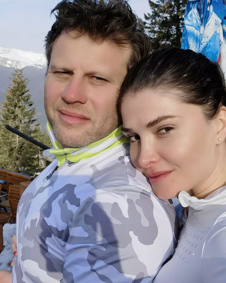 Alina Pușcaș și soțul ei Mihai Stoenescu