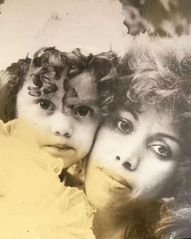 Doinița Oancea și mama ei