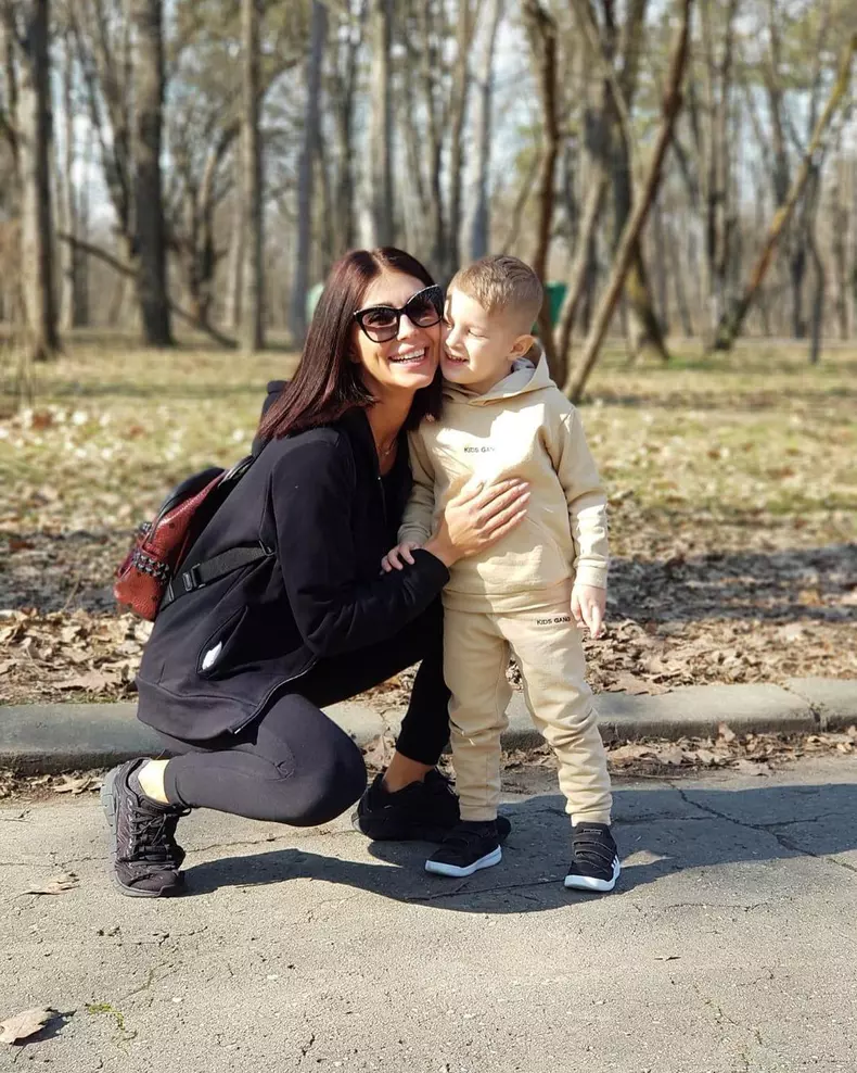 Ilinca Vandici și fiul ei