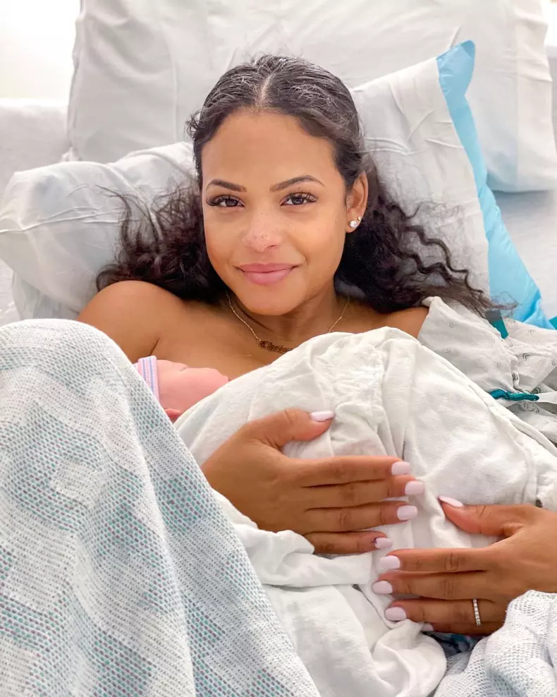 Christina Milian și fiul ei, Kenna