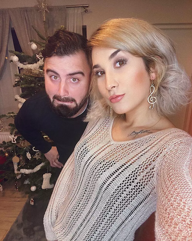 Adda și soțul ei, Cătălin Rizea