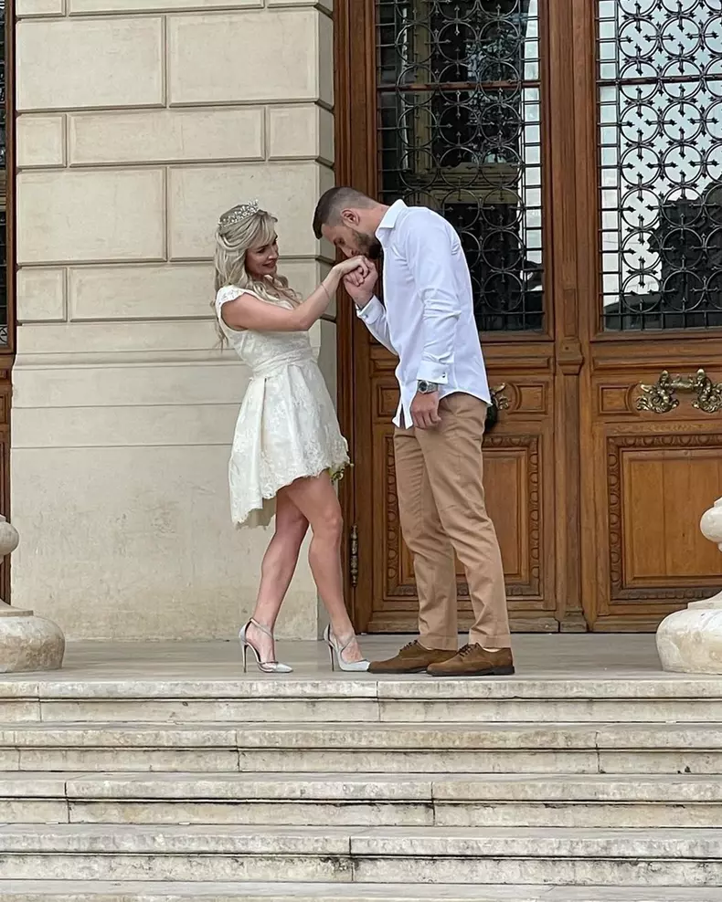 Andreea Arsine și soțul ei, Alexandru Răuțu