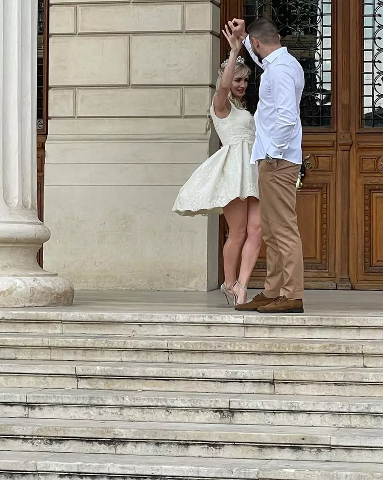 Andreea Arsine și soțul ei, Alexandru Răuțu