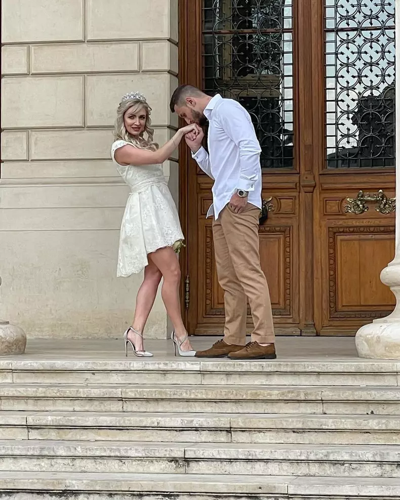 Andreea Arsine și soțul ei, Alexandru Răuțu