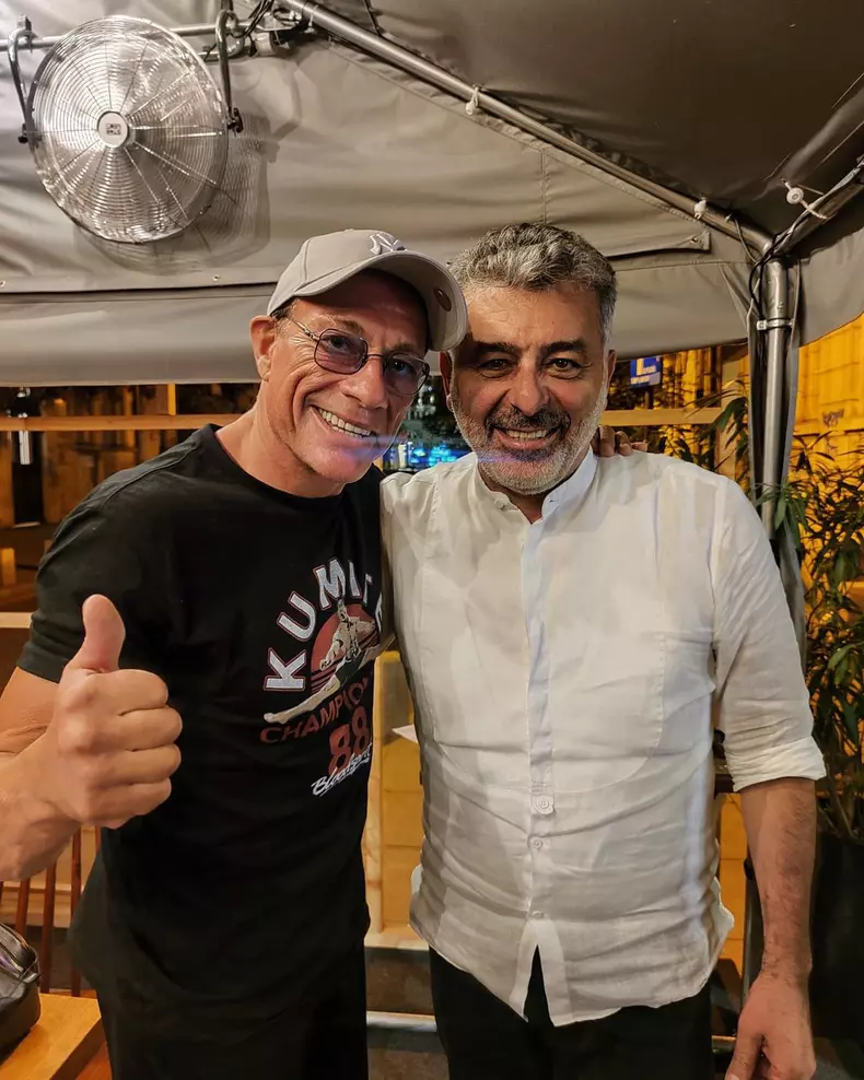Jean-Claude Van Damme și Joseph Hadad